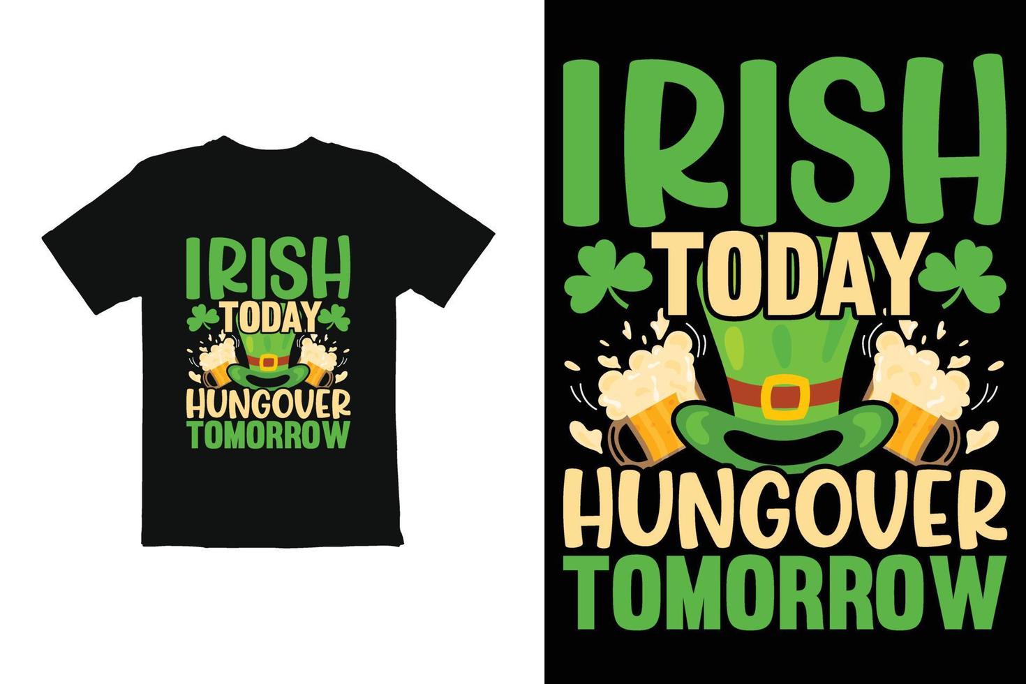 st patricks day t shirt design. st patricks day t shirt graphic vector