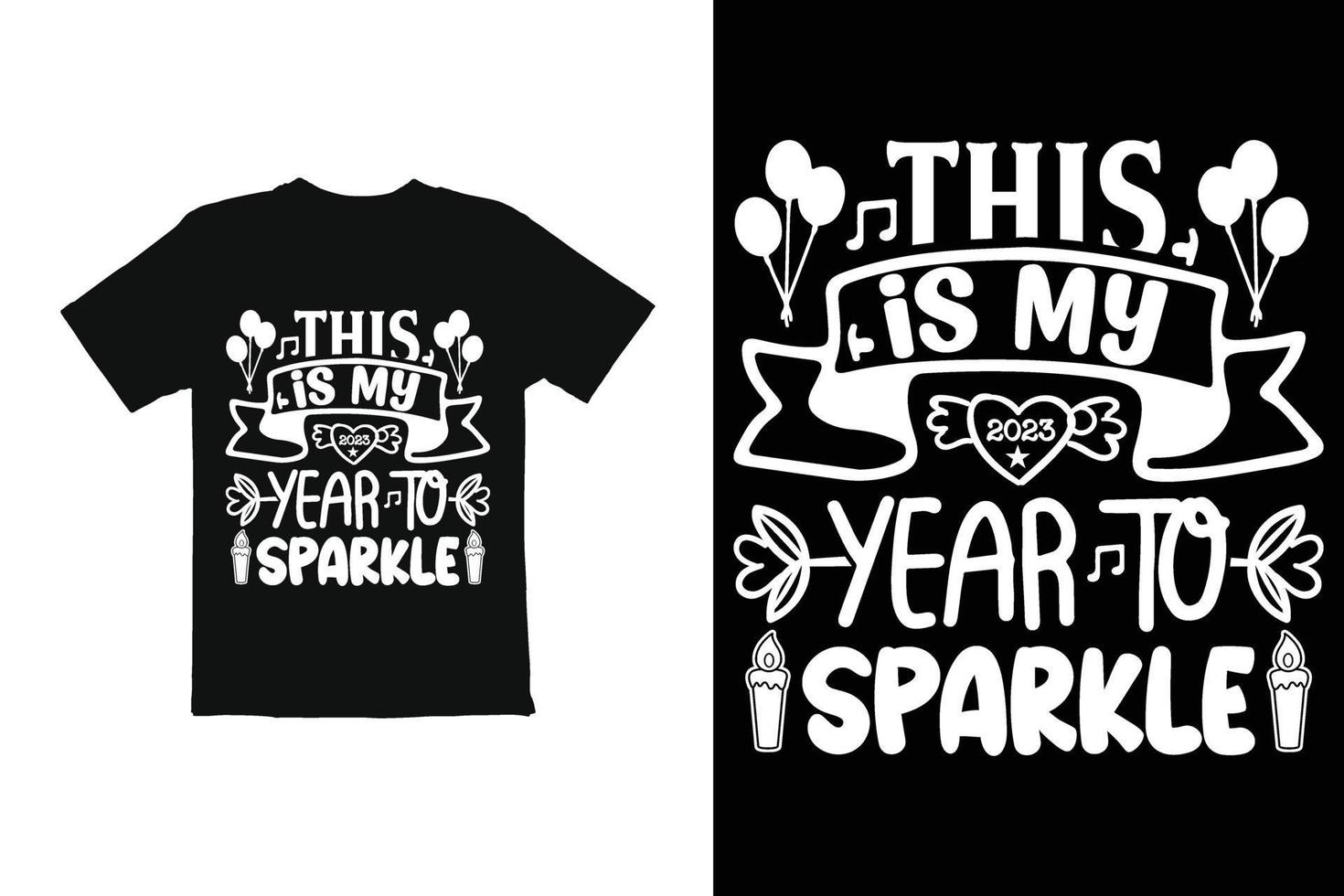 new year t shirt design. new year t shirt graphics . new year t shirt print ready file vector