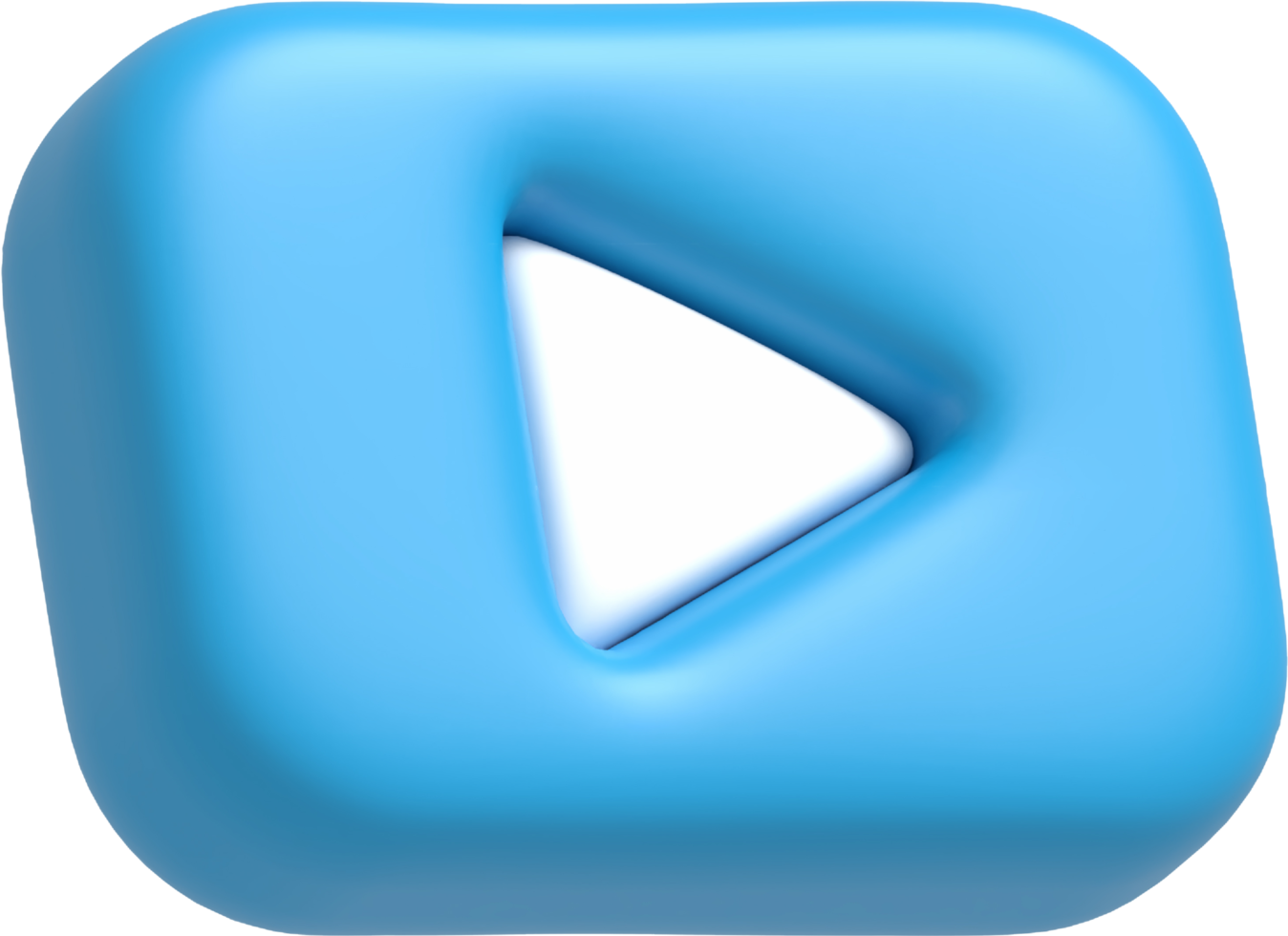 botão de reprodução realista, reprodutor de vídeo e ícone de streaming, ilustração de renderização 3d de transmissão ao vivo png