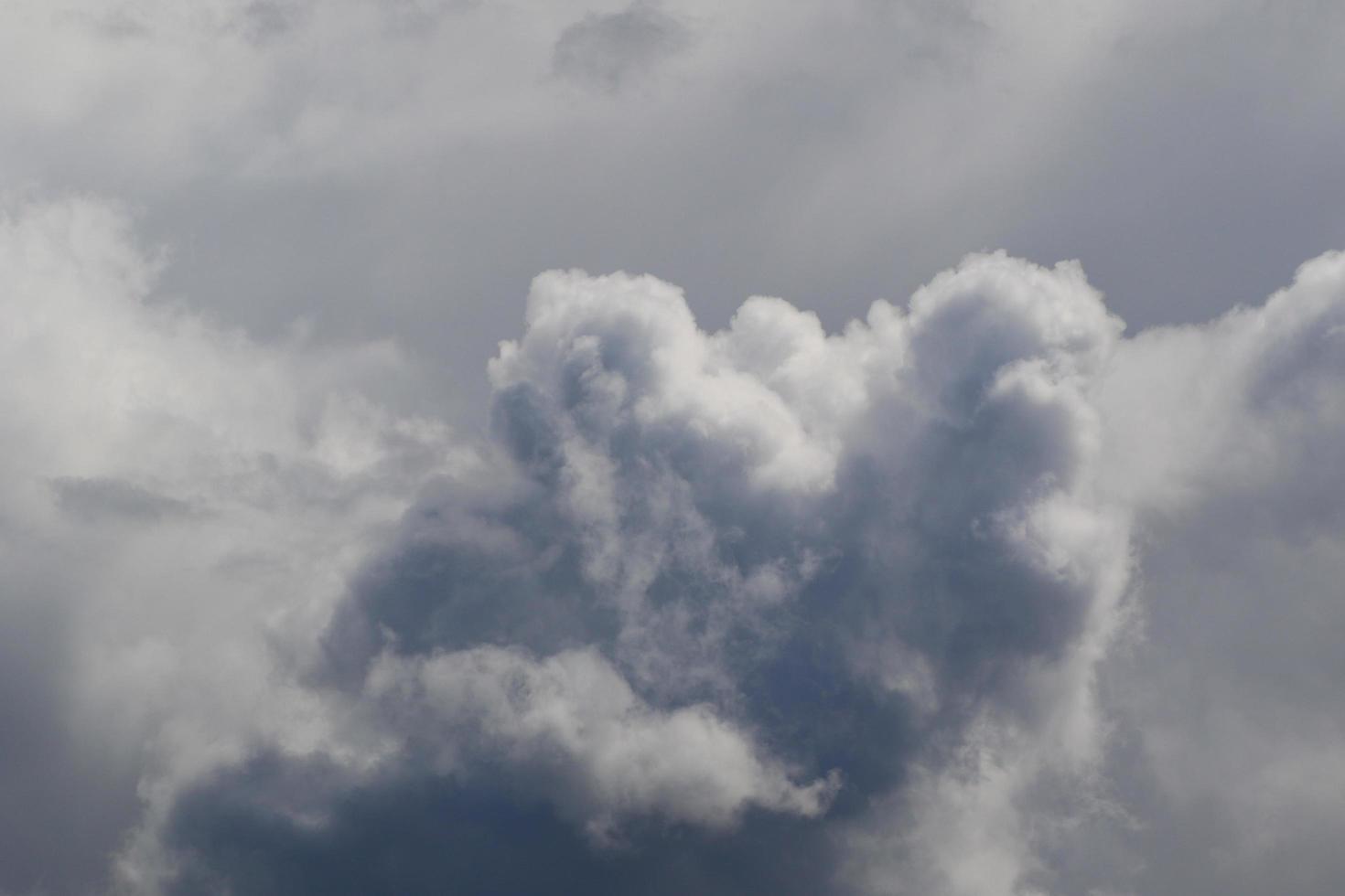 Stormy weather and dark clouds photo