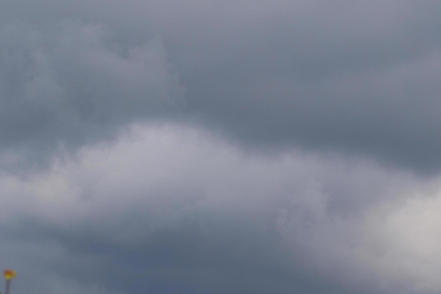Stormy weather and dark clouds photo