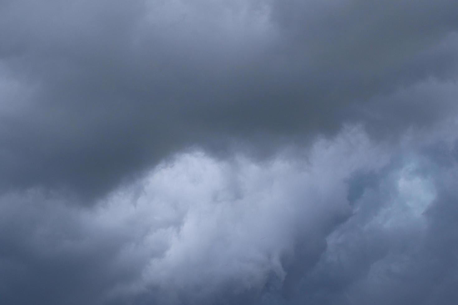 Stormy weather and dark clouds photo