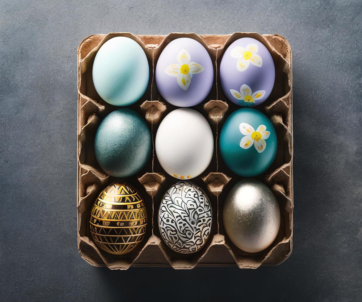 photograph of a decorated easter egg, Easter, Christian festivity photo
