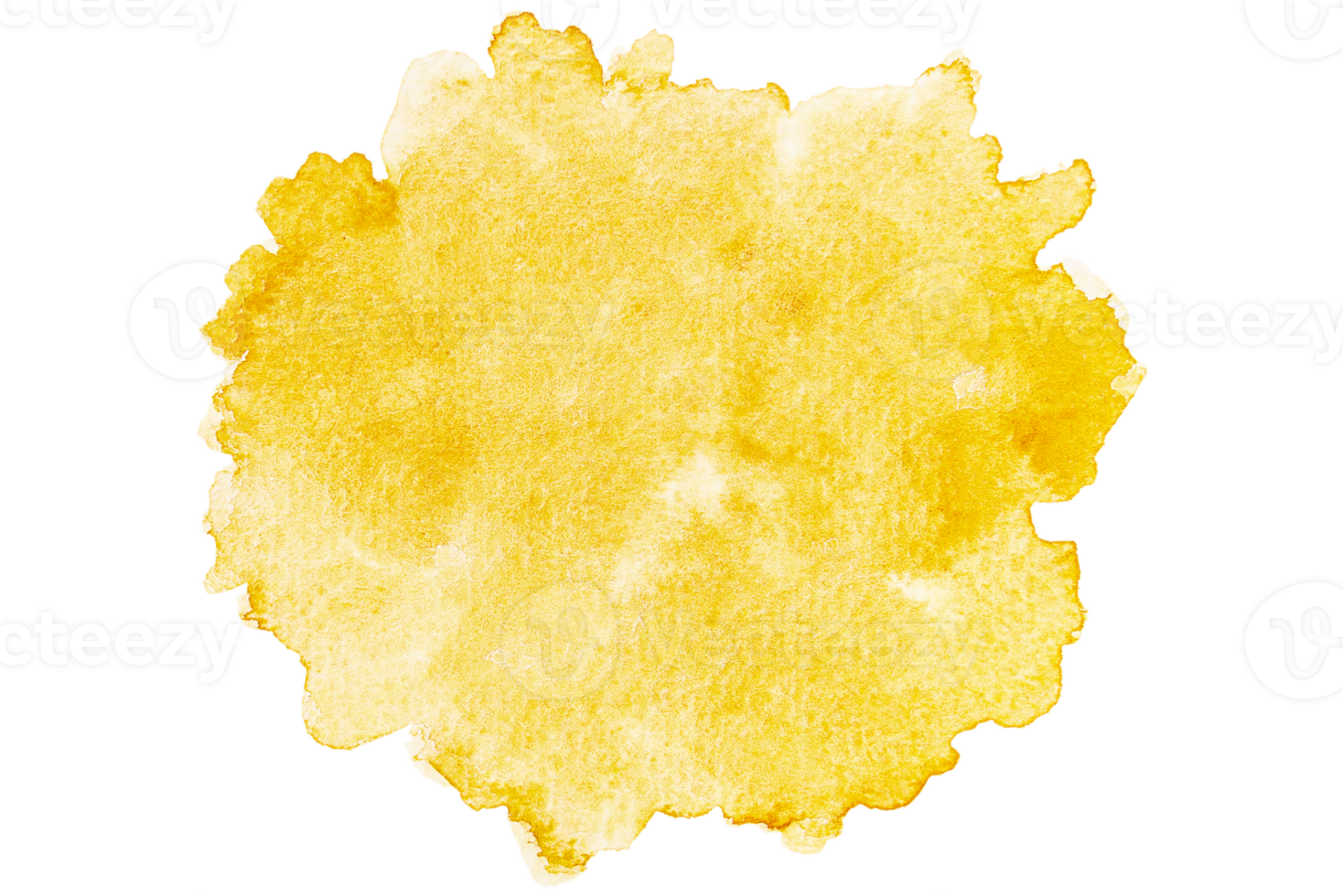 Cutout yellow watercolor and paper texture background. 18843025 PNG