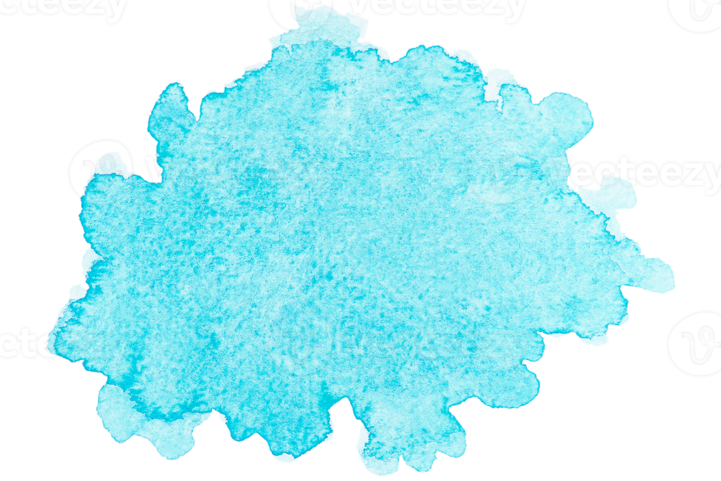 Cutout blue watercolor and paper texture background. png