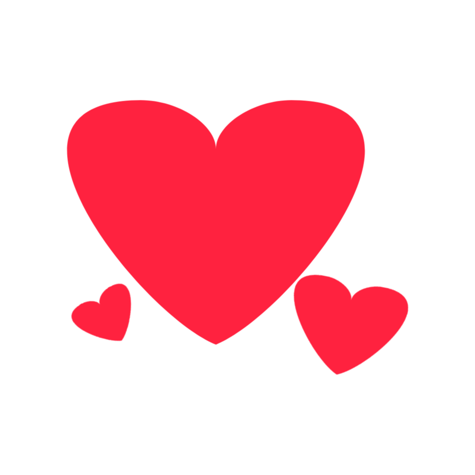 icono de corazón de amor rosa. amor logotipo corazón png