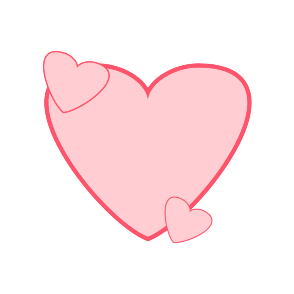 love heart icon pink. love logo heart 18843067 PNG