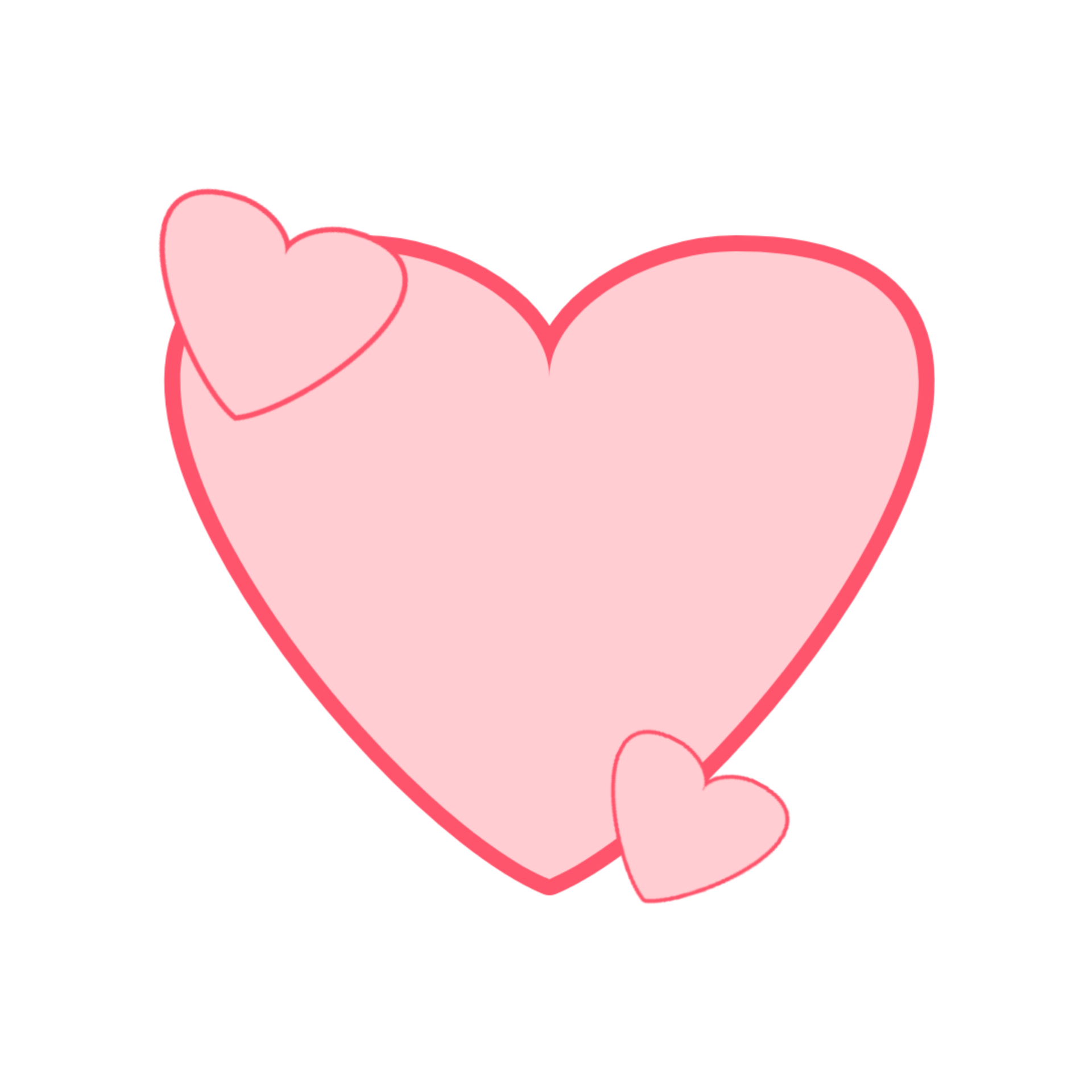 Pink Love Heart Clipart Free