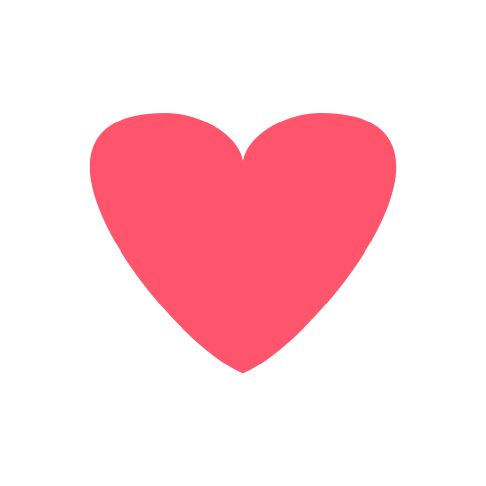 icono de corazón de amor rosa. amor logotipo corazón png