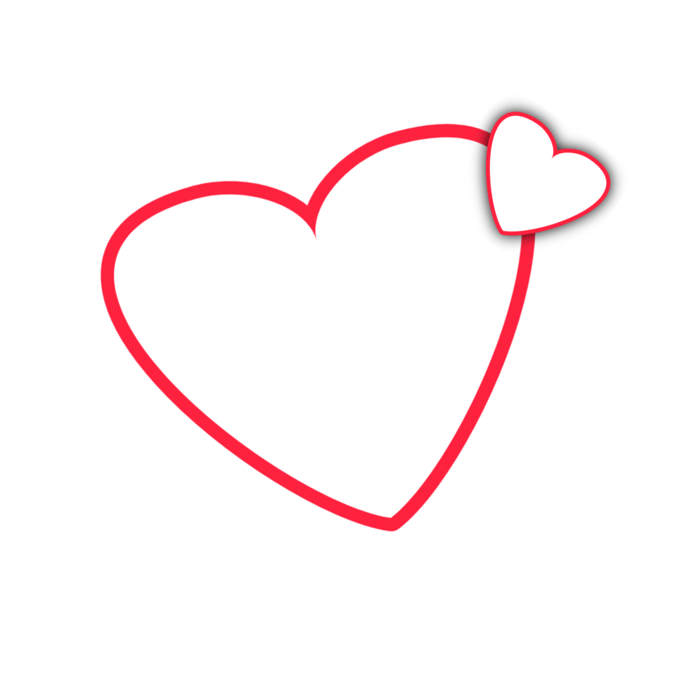 icône de coeur d'amour rose. amour logo coeur png