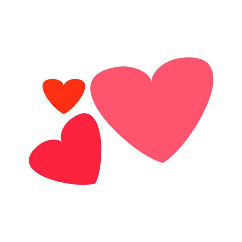 icono de corazón de amor rosa. amor logotipo corazón png