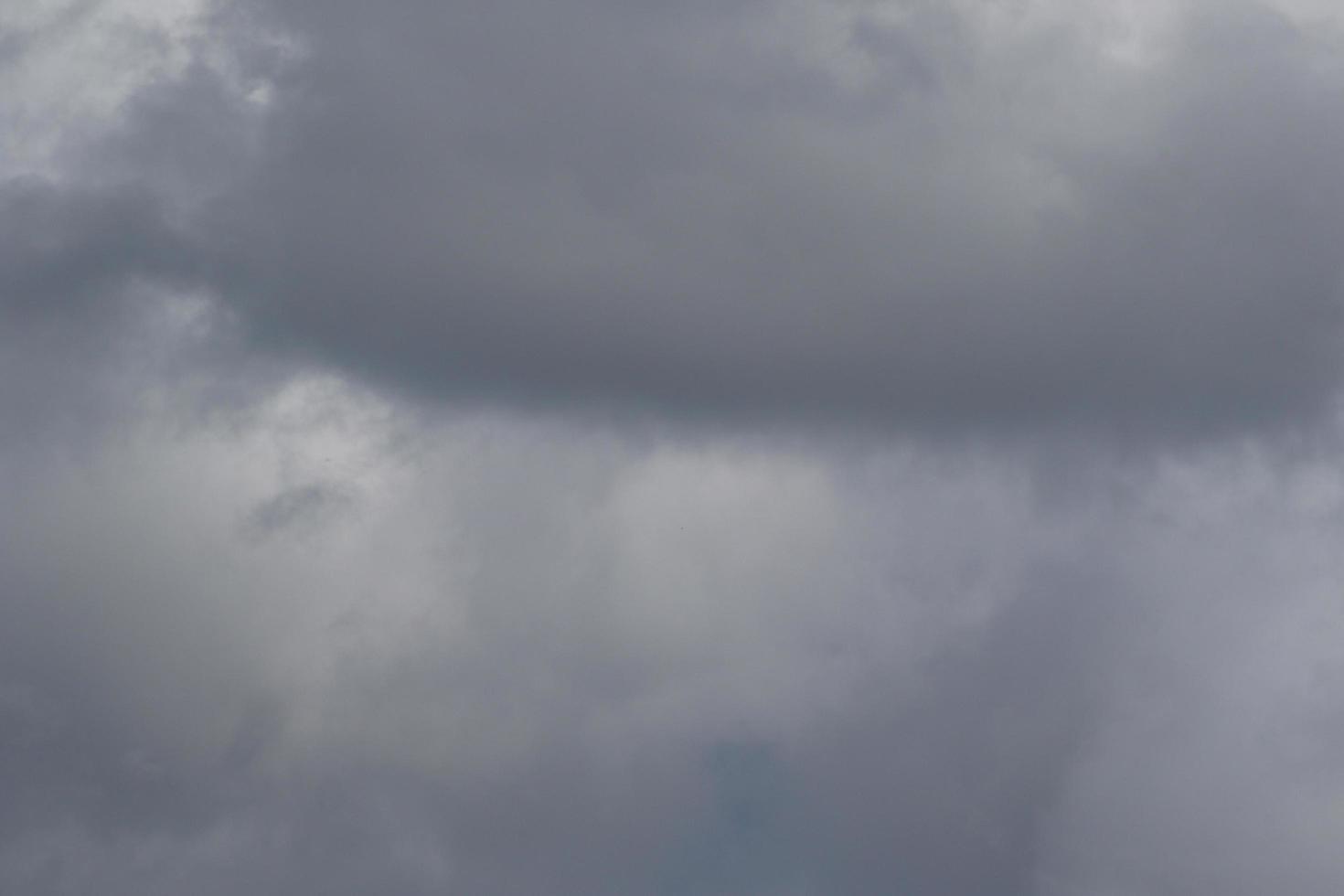 Stormy weather and dark clouds photo