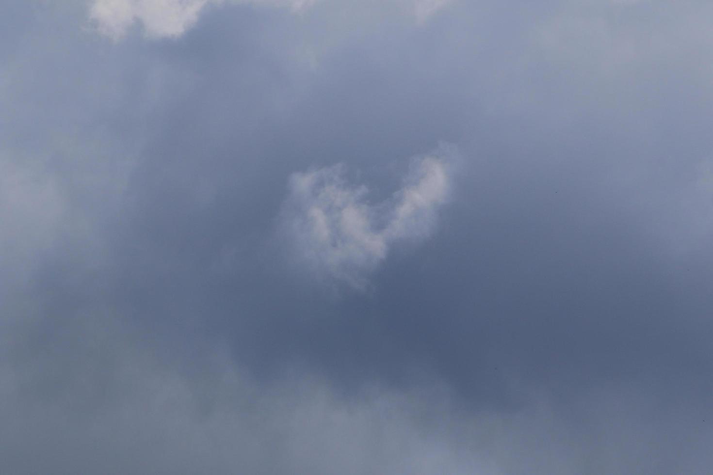 Stormy weather and dark clouds photo