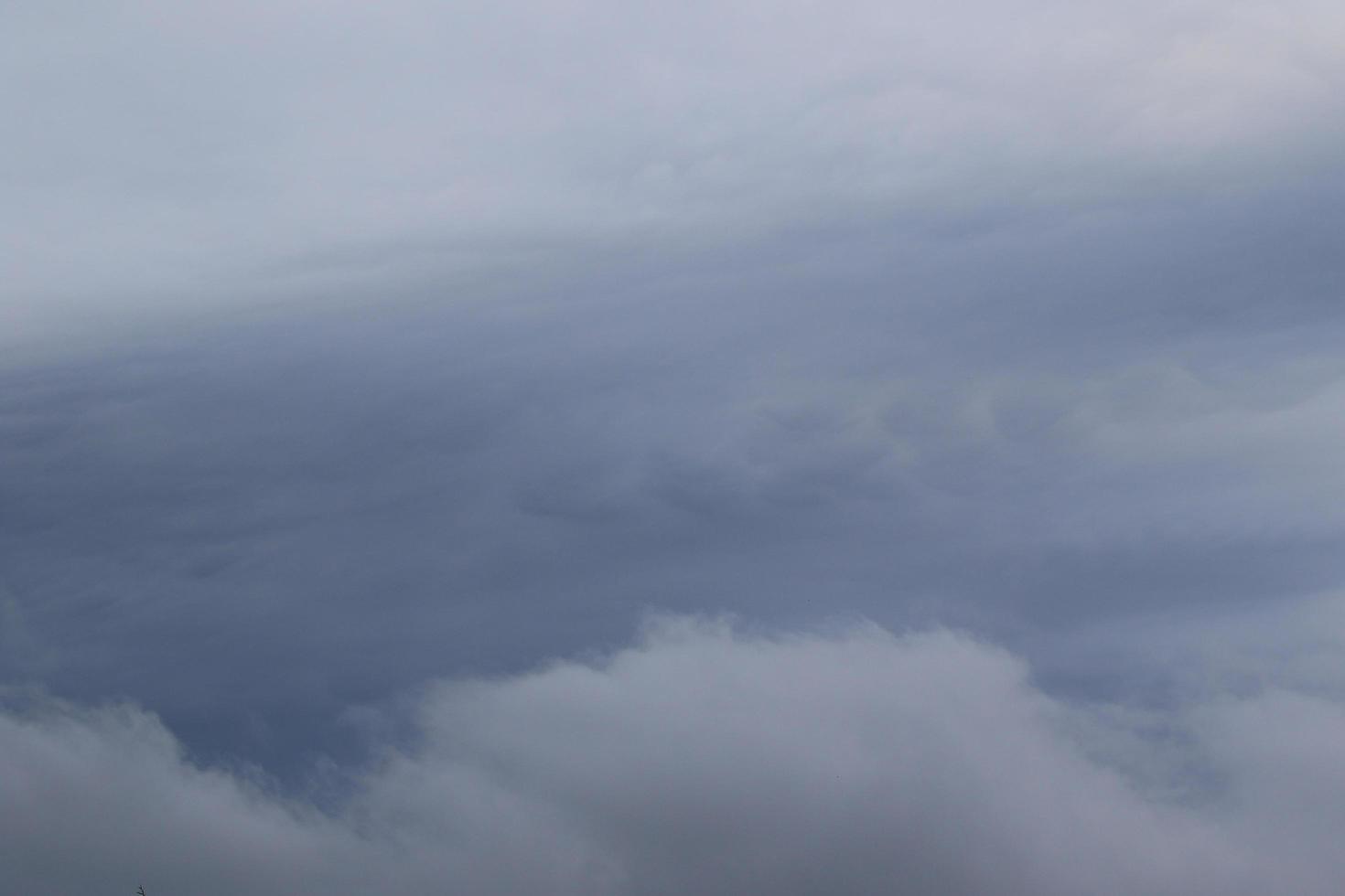 Stormy weather and dark clouds photo