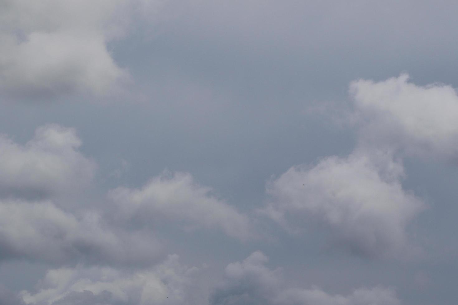 Stormy weather and dark clouds photo