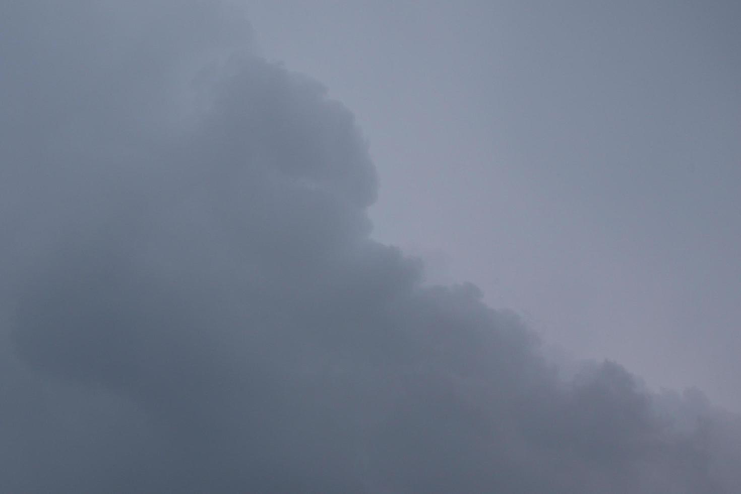 Stormy weather and dark clouds photo