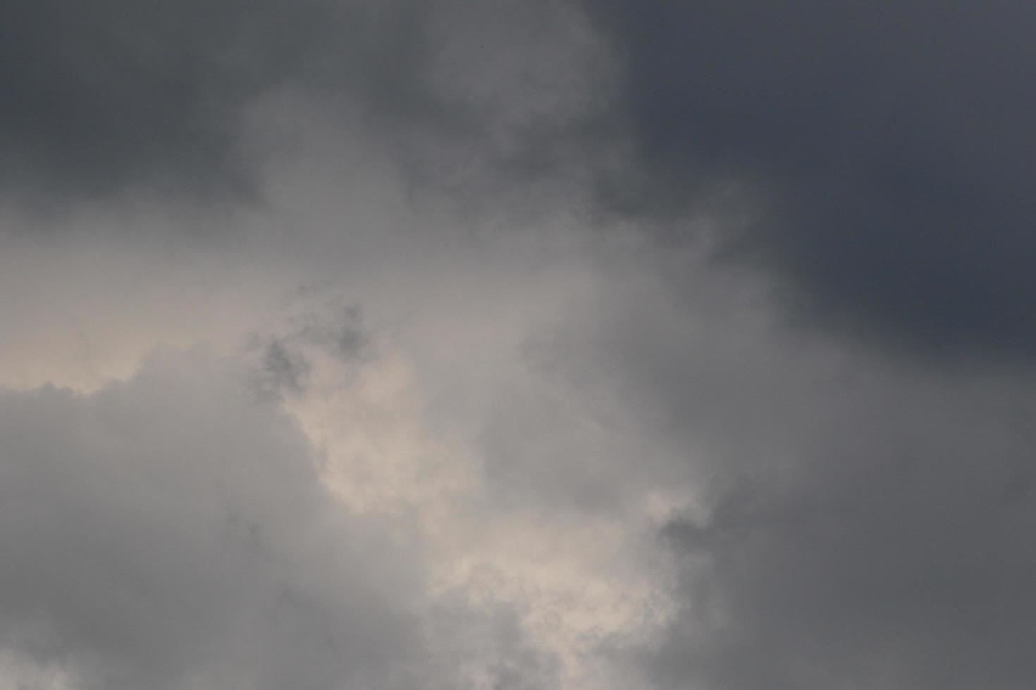 Stormy weather and dark clouds photo