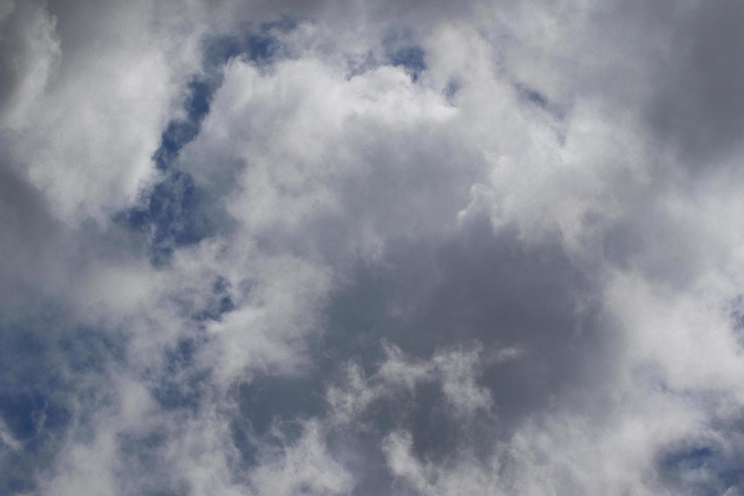 Stormy weather and dark clouds photo