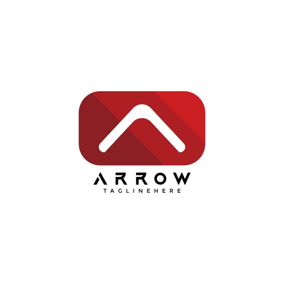 Arrow with Arrowhead for Archer Archery Outdoor Apparel Gear Hunter logo design with gradient color vector