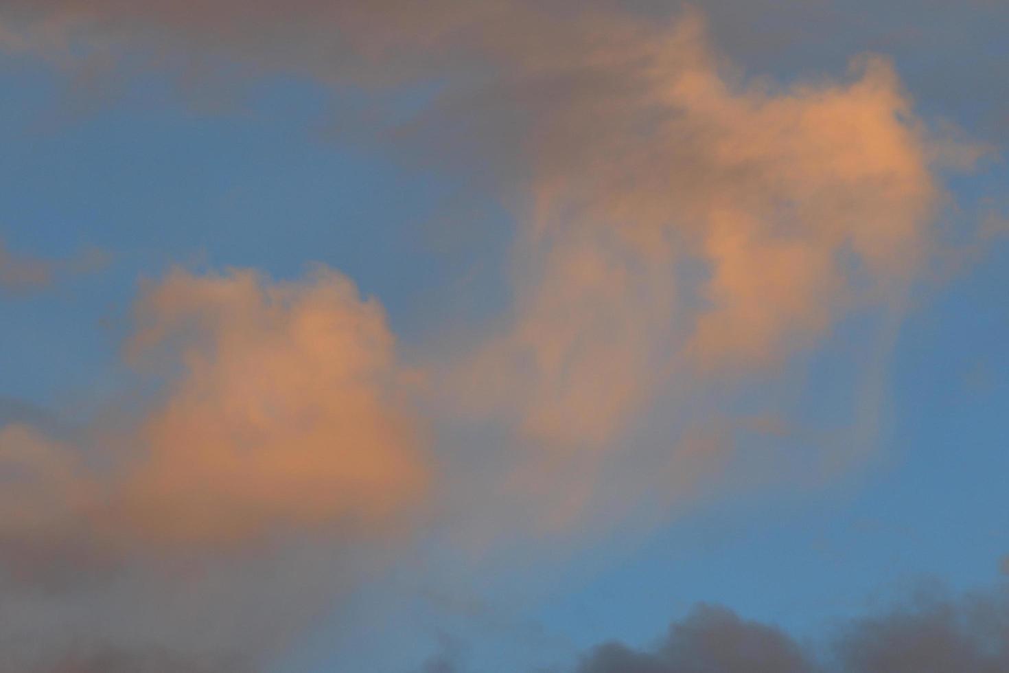 Stormy weather and dark clouds photo