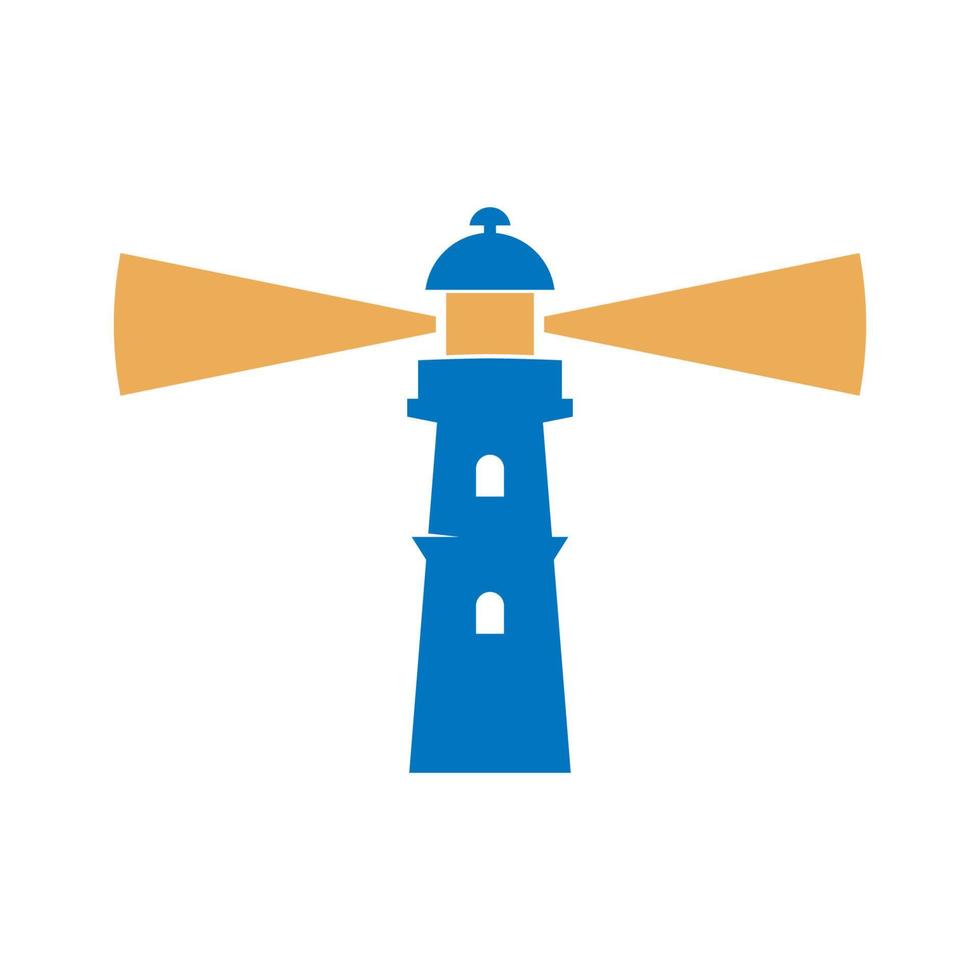 Lighthouse logo icon design vector