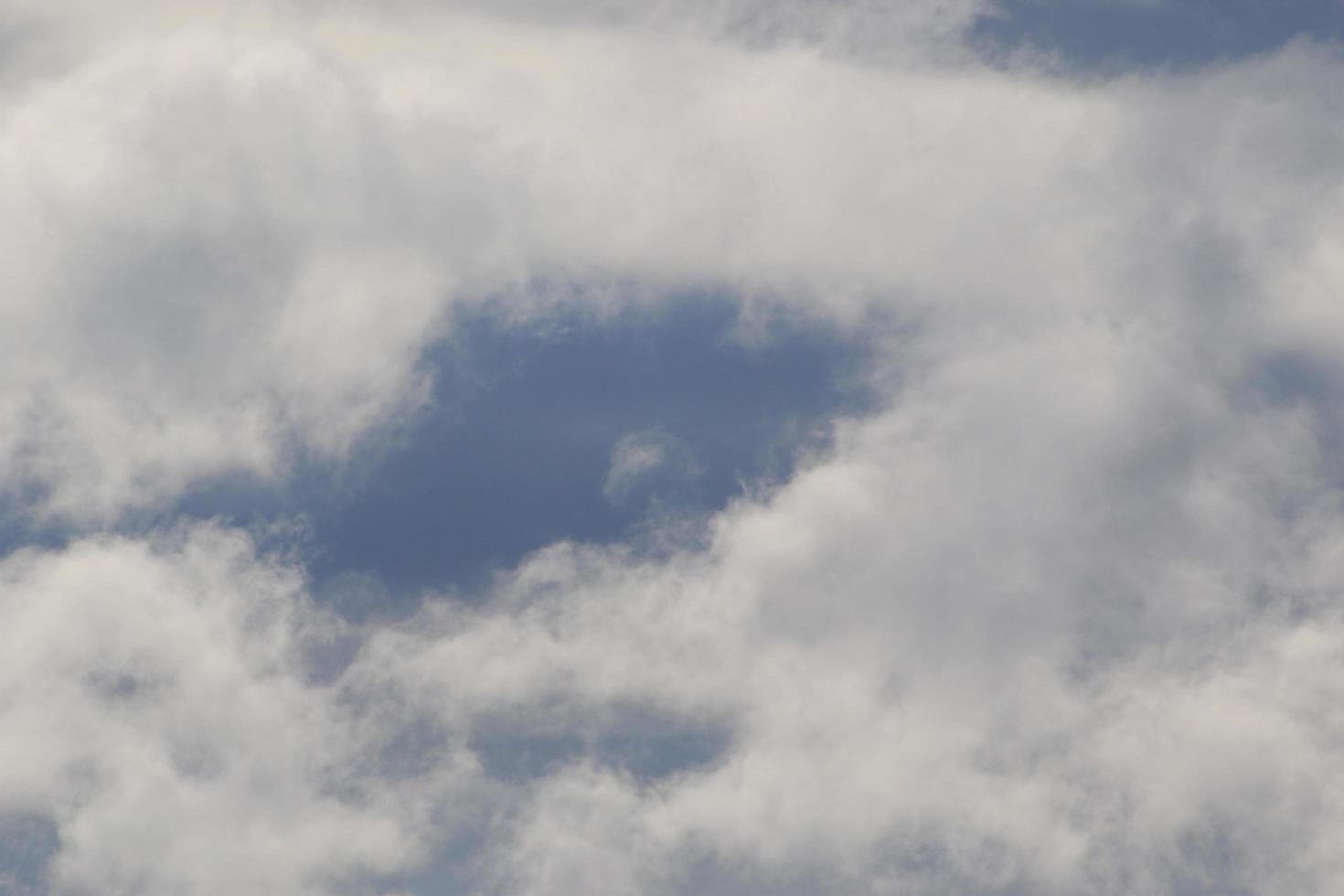 Stormy weather and dark clouds photo