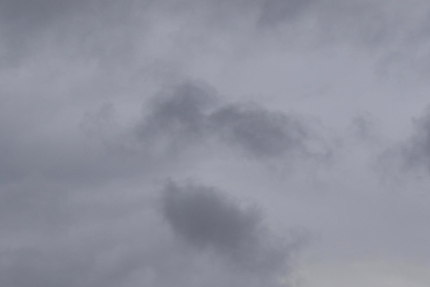 Stormy weather and dark clouds photo