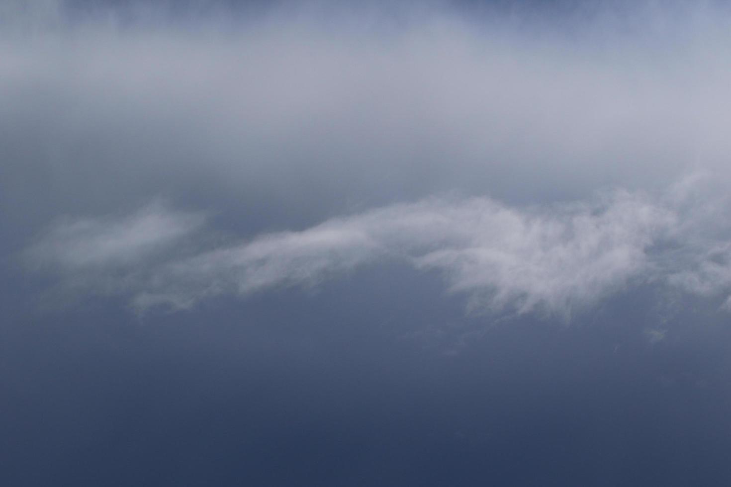 Stormy weather and dark clouds photo