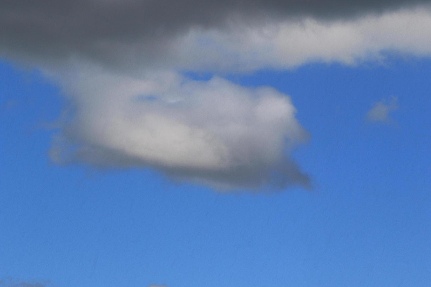 Stormy weather and dark clouds photo