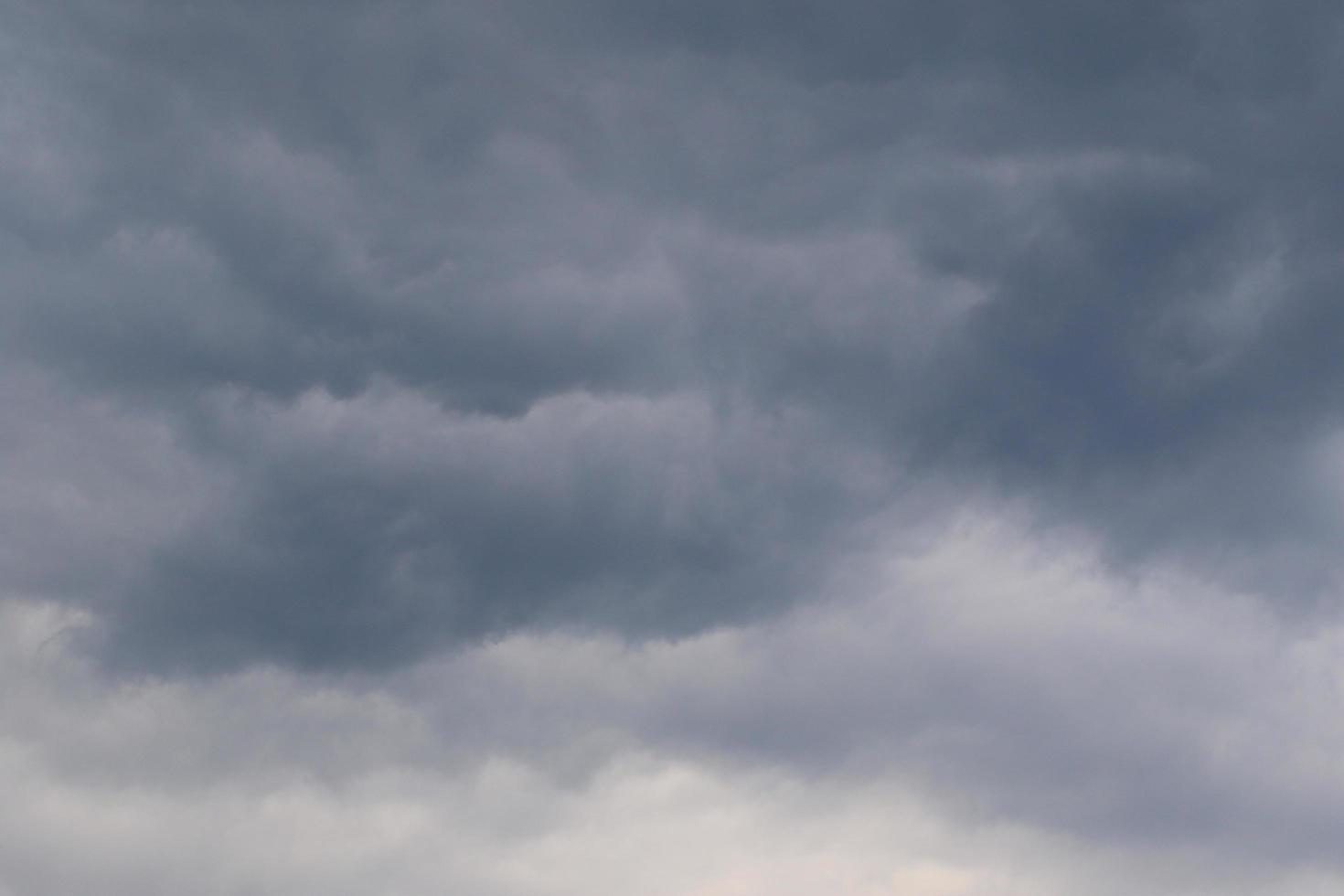 Stormy weather and dark clouds photo