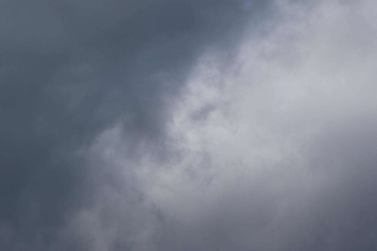 Stormy weather and dark clouds photo