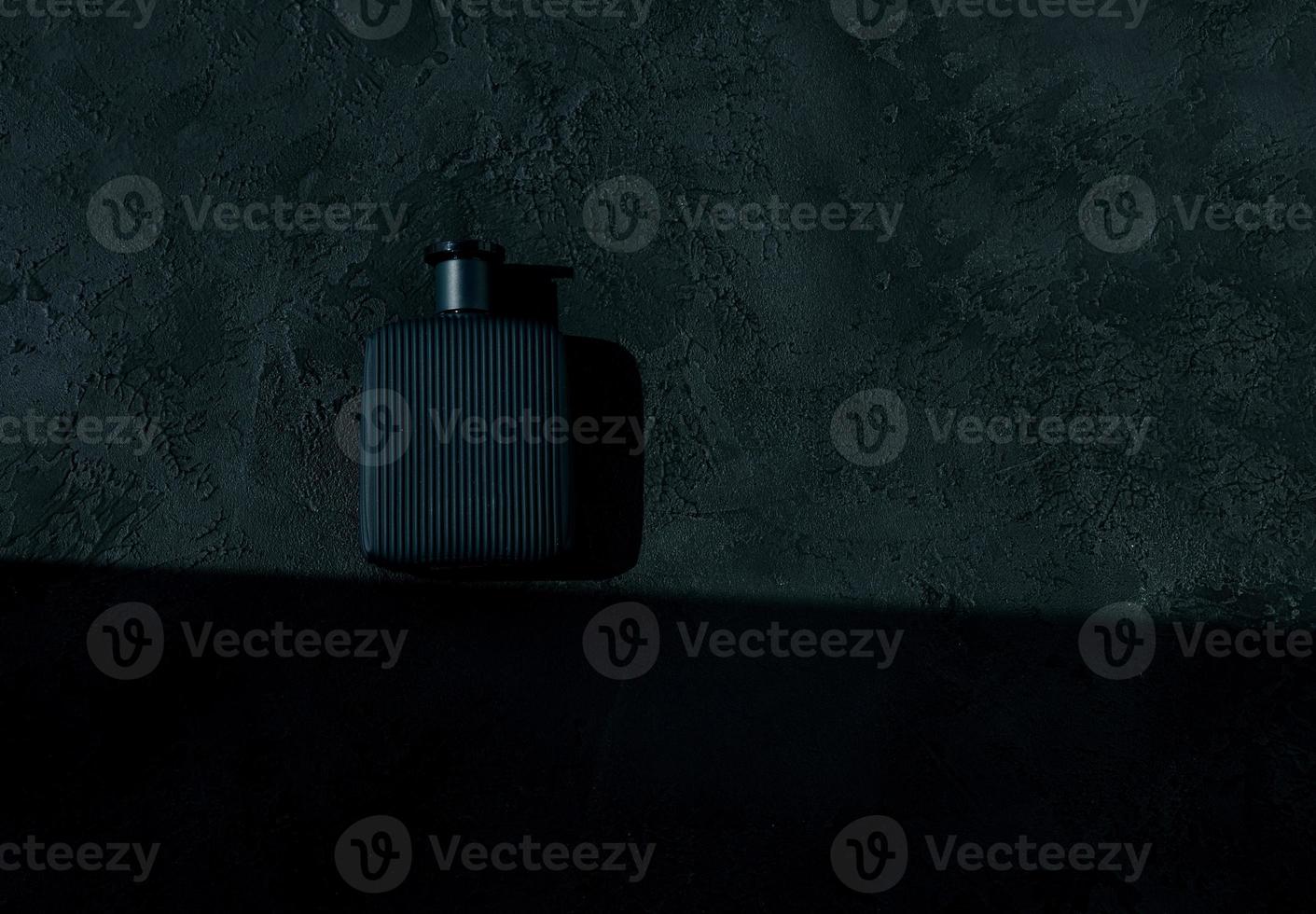 Men perfume on background photo