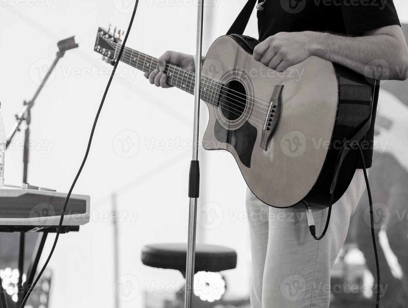 Guitarist on stage photo