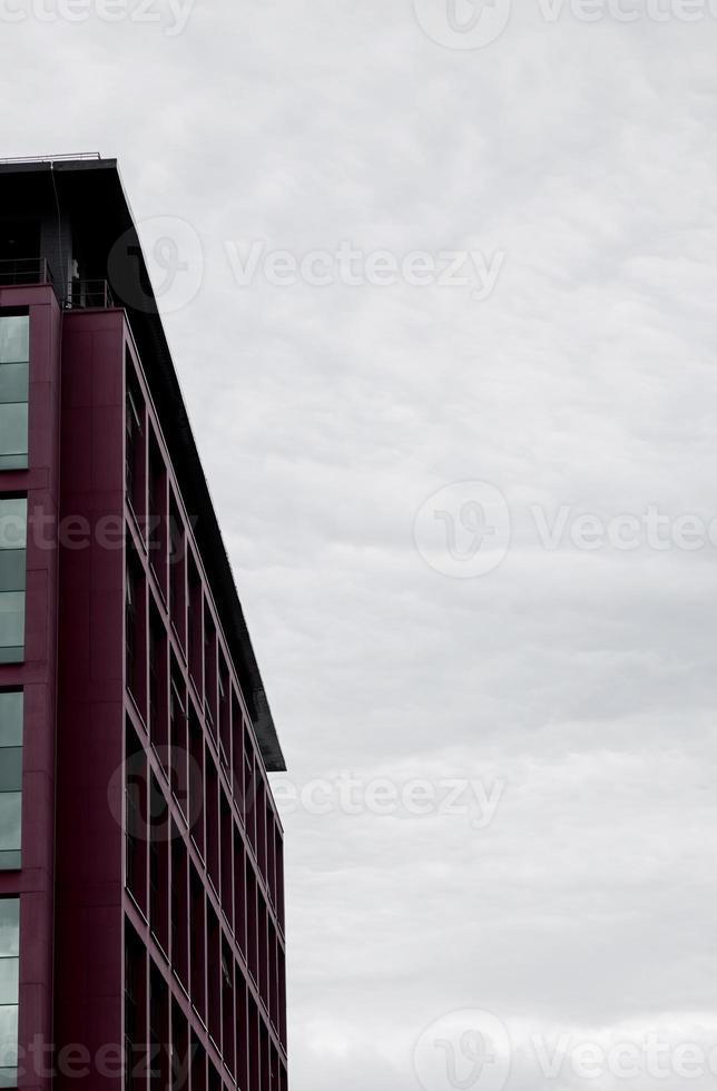 part of the facade of a residential building. photo