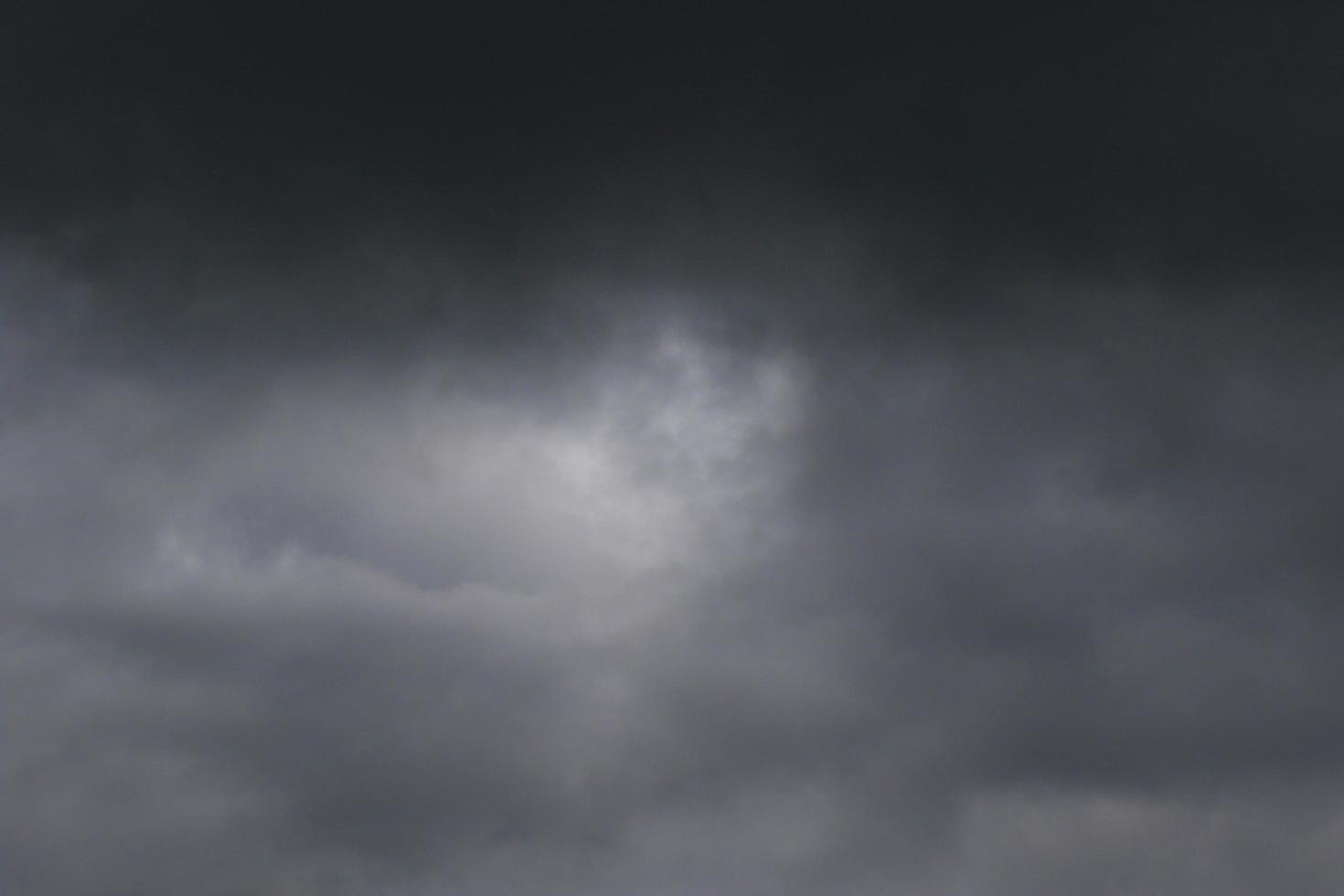 Stormy weather and dark clouds photo