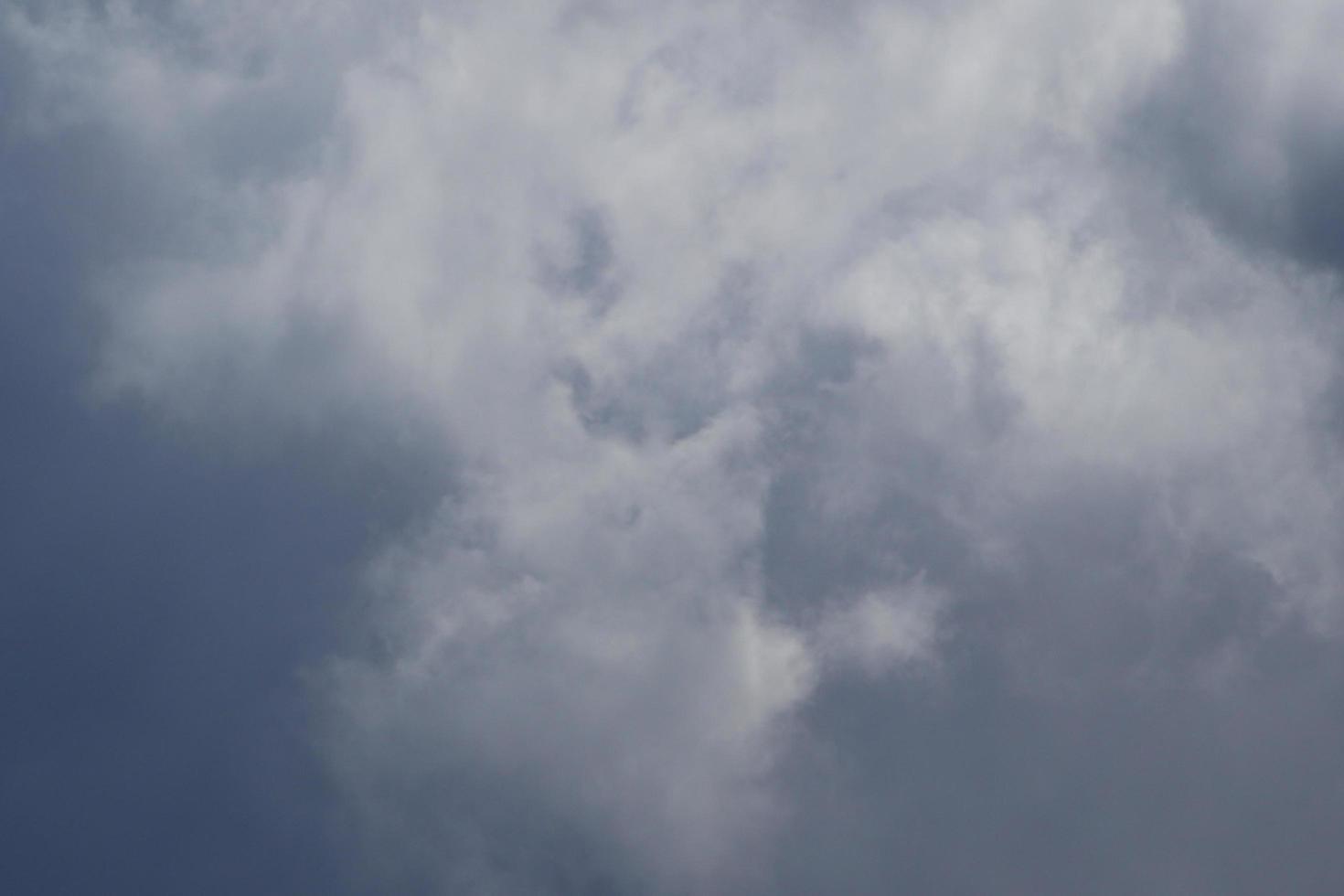 Stormy weather and dark clouds photo
