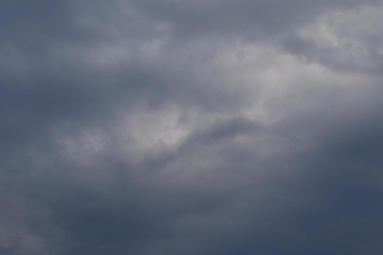 Stormy weather and dark clouds photo