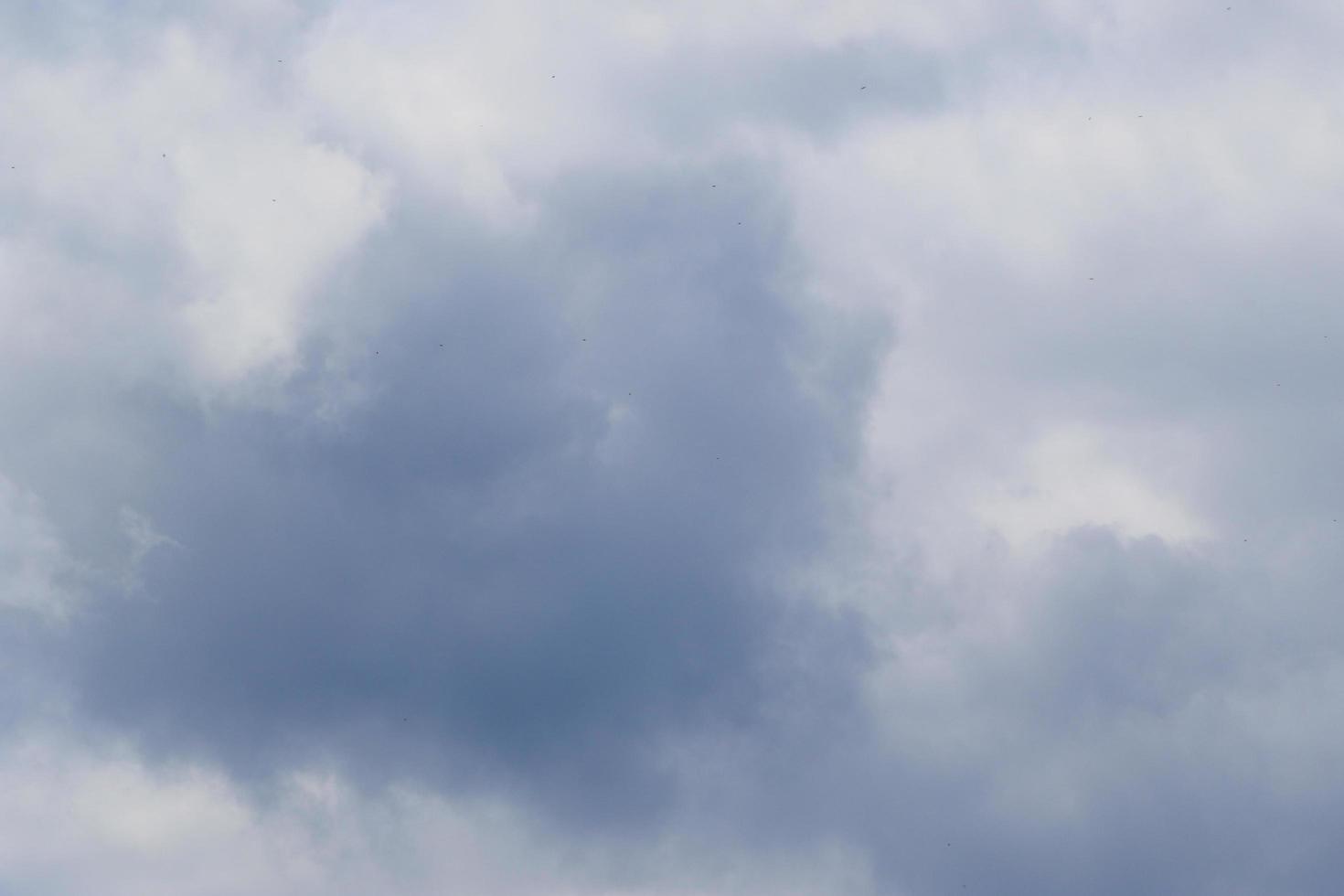 Stormy weather and dark clouds photo