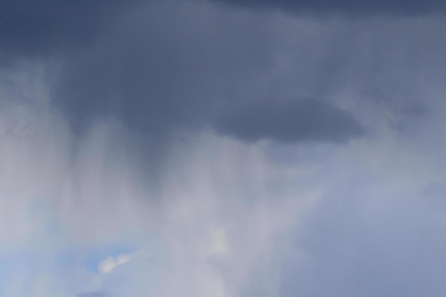 Stormy weather and dark clouds photo