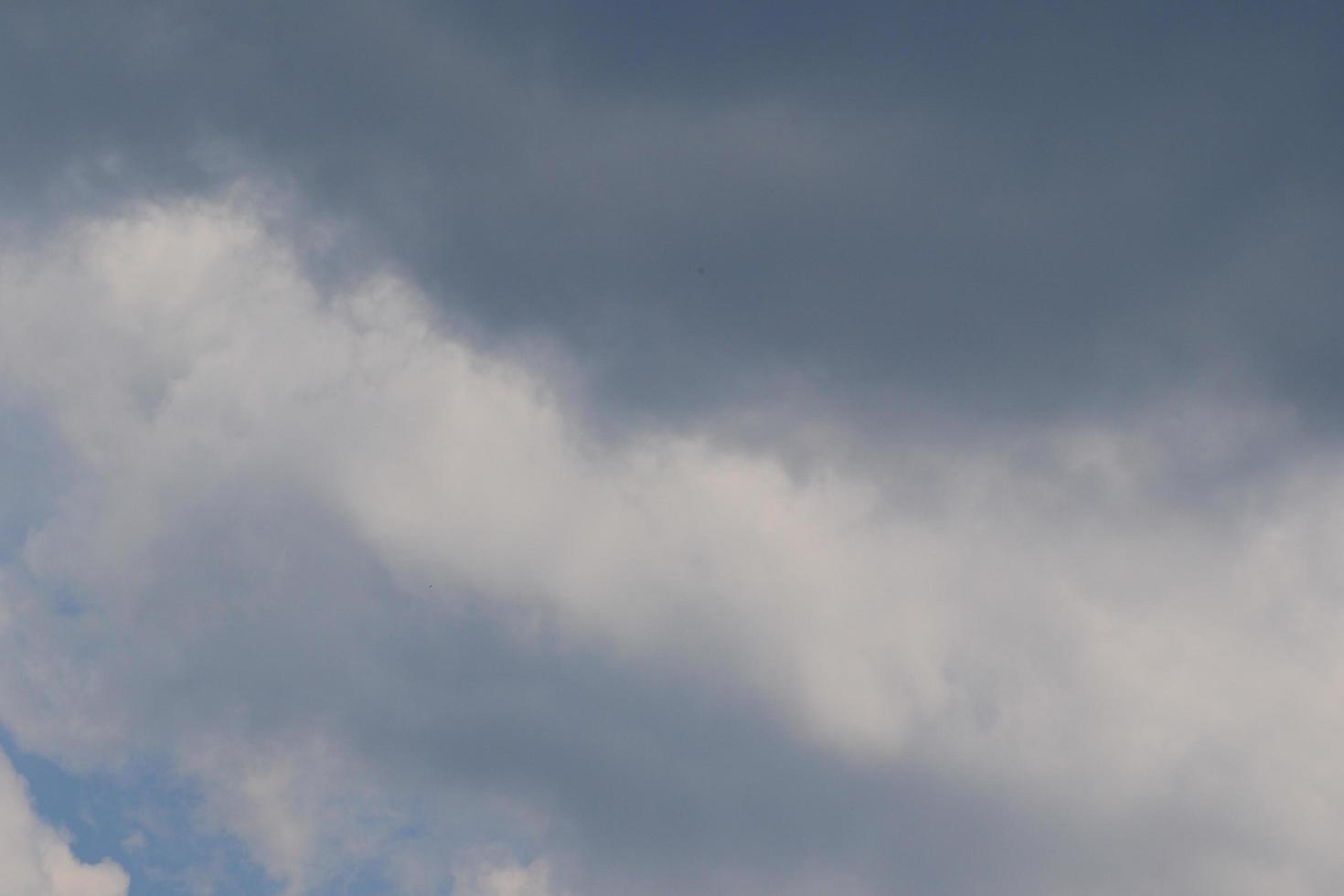 Stormy weather and dark clouds photo