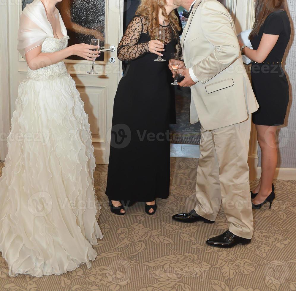 guests arriving at the wedding ceremony photo