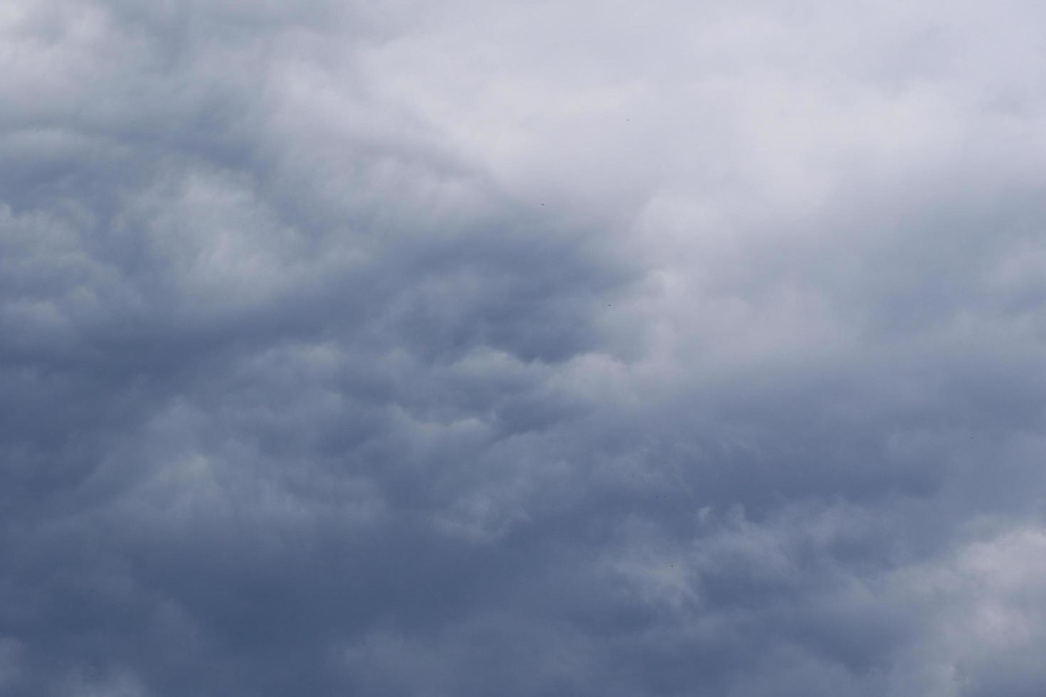 Stormy weather and dark clouds photo
