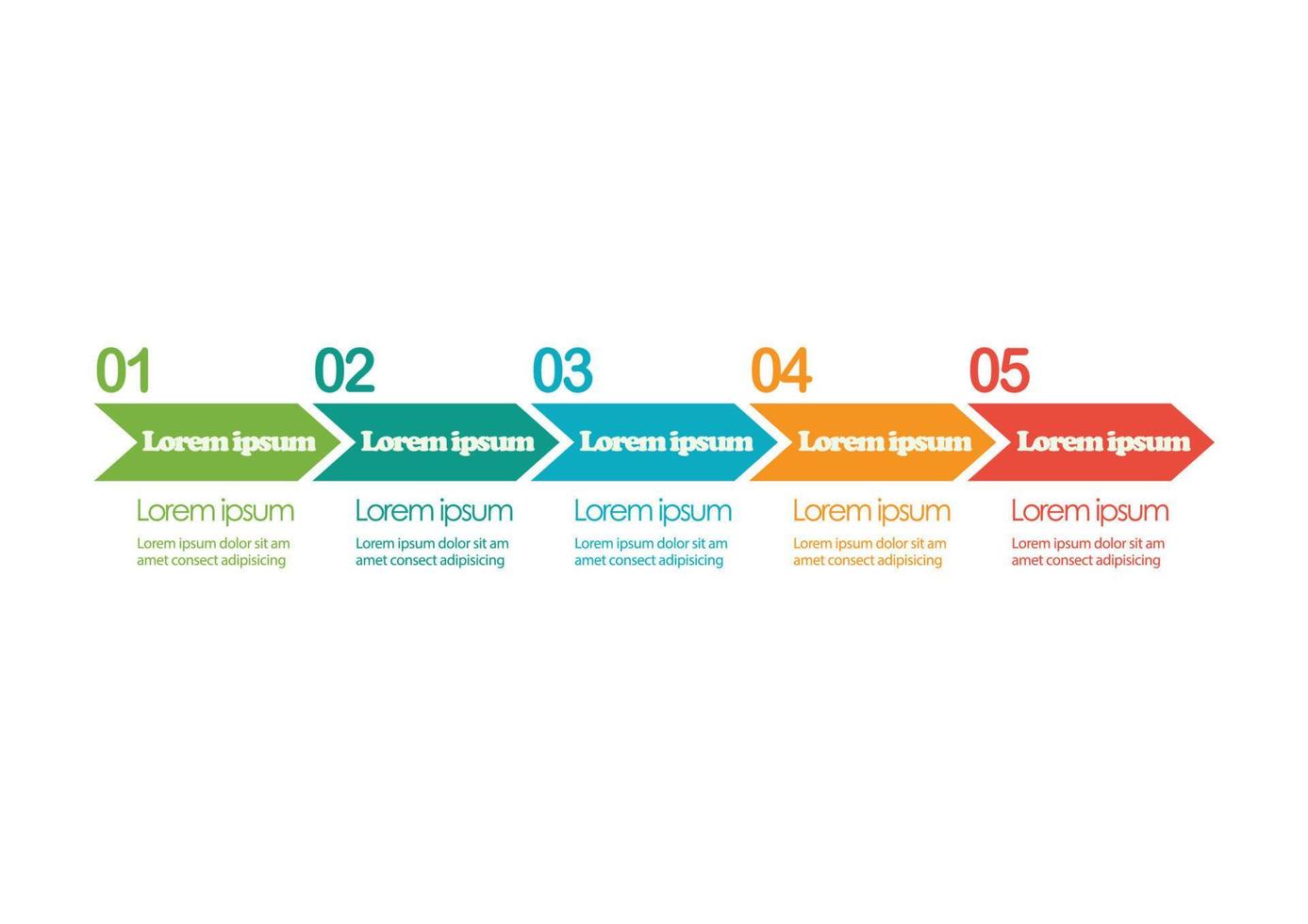 Timeline infographic illustration vector