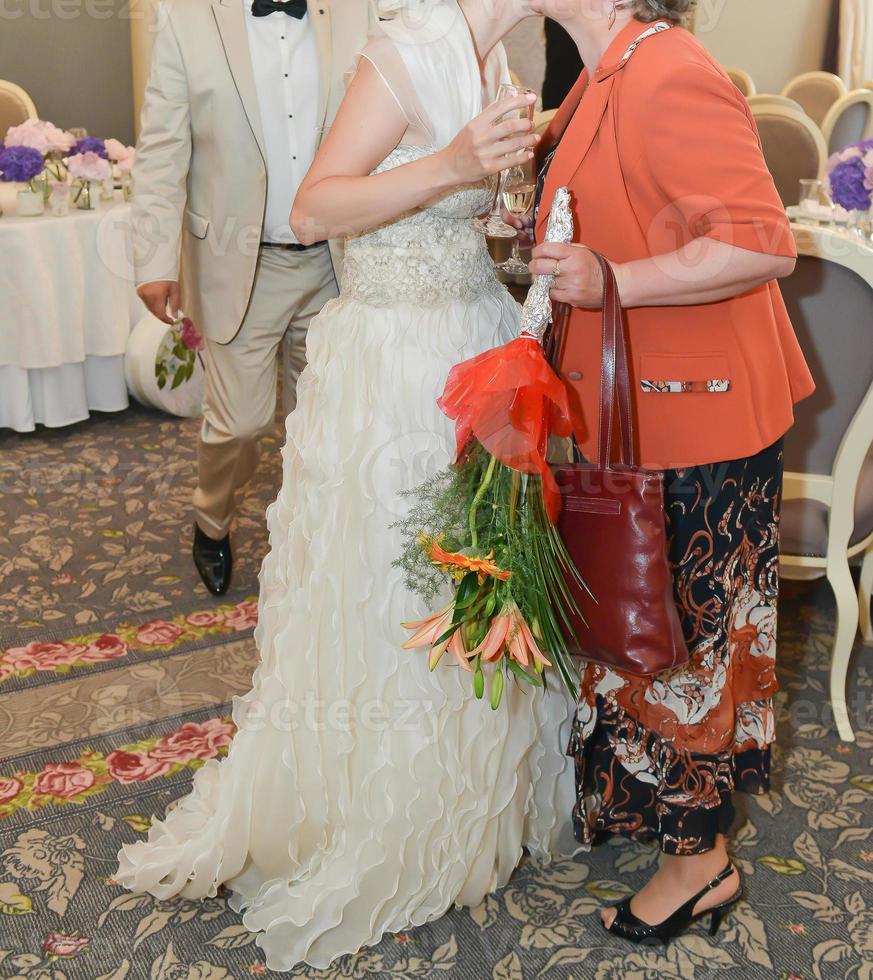 guests arriving at the wedding ceremony photo