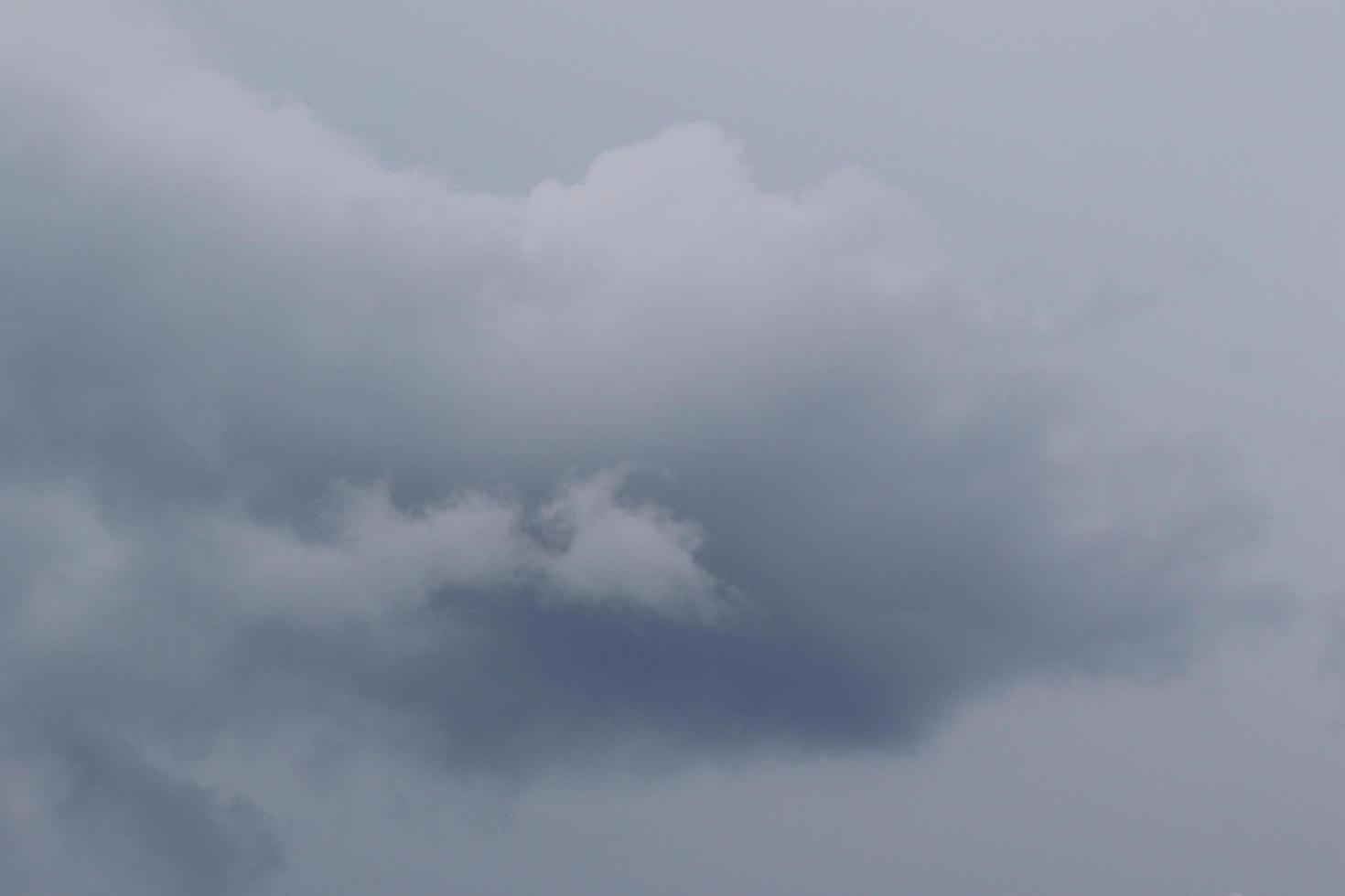 Stormy weather and dark clouds photo