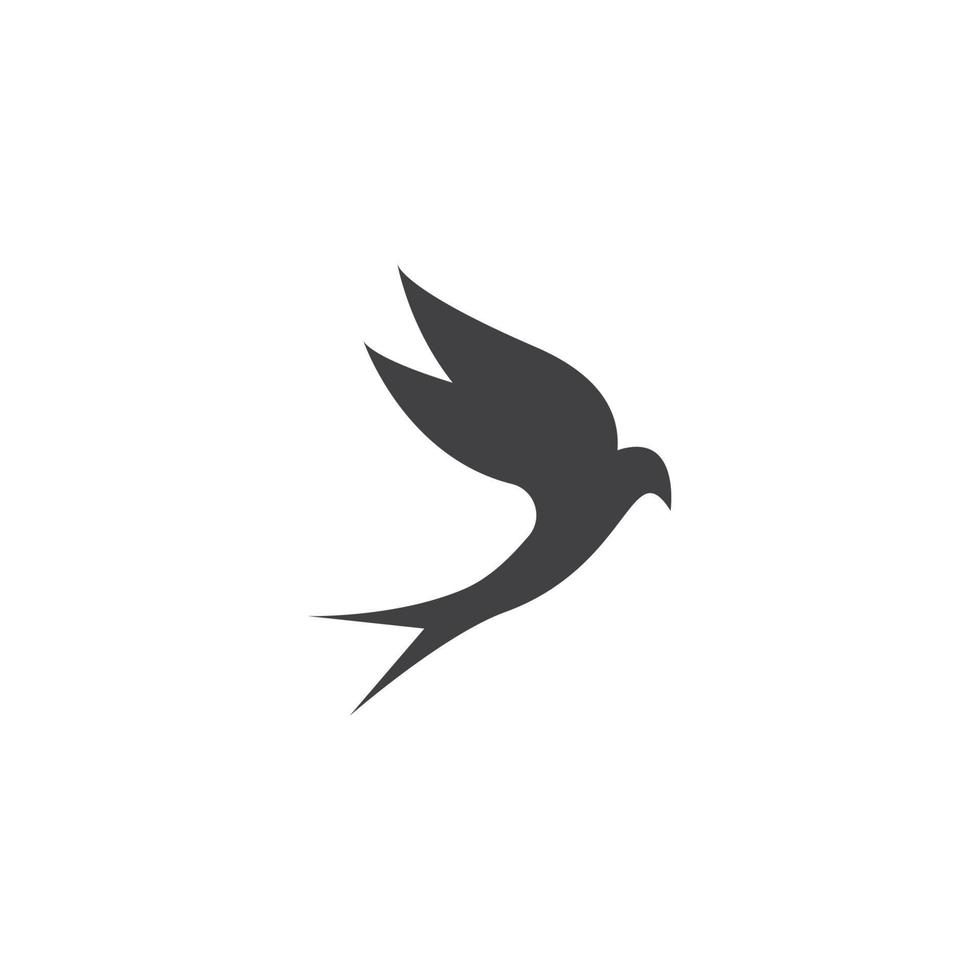 Swallow logo icon design vector image