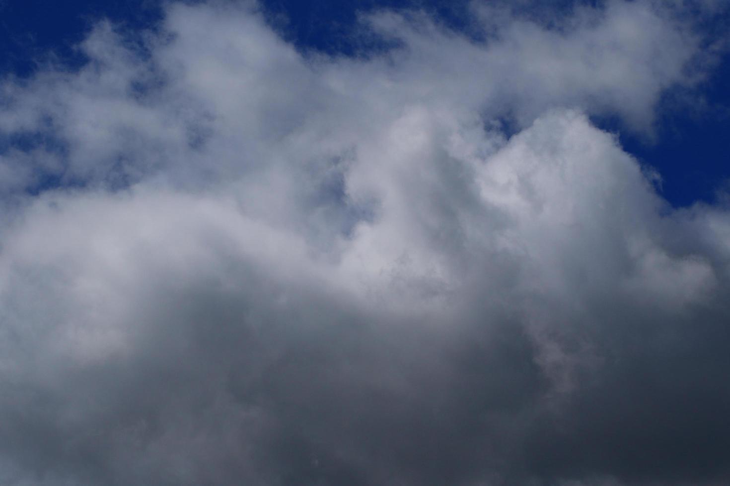 Stormy weather and dark clouds photo