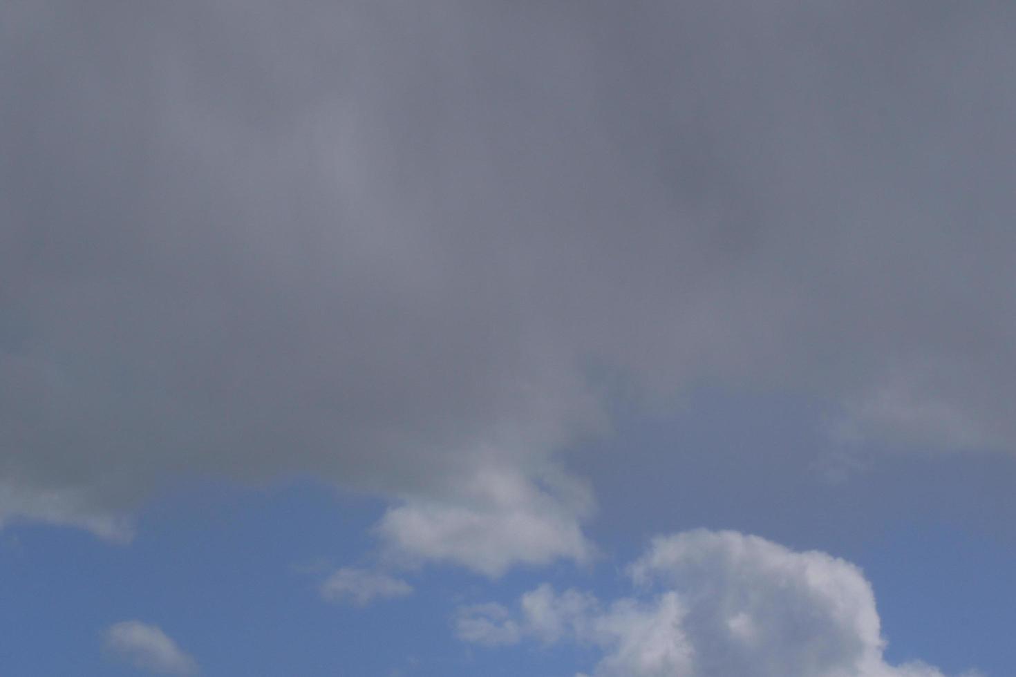 Stormy weather and dark clouds photo