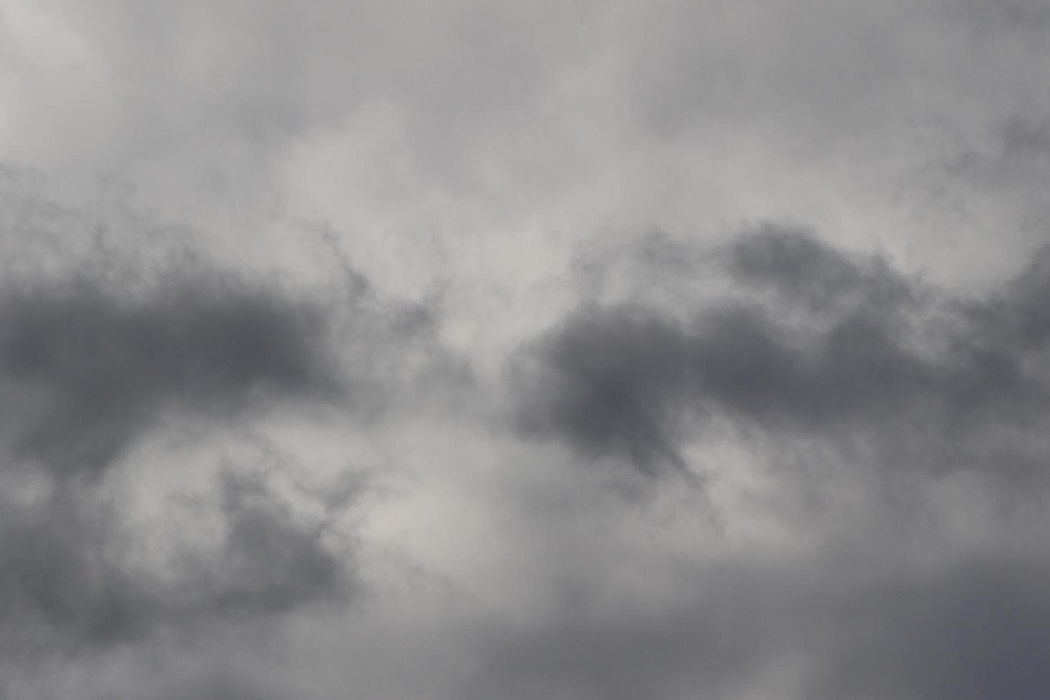 Stormy weather and dark clouds photo