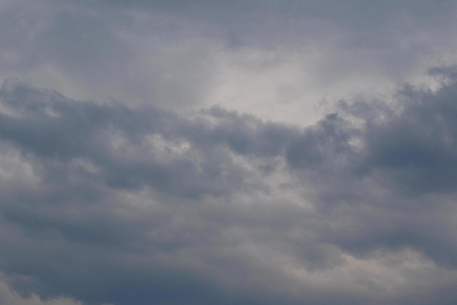 Stormy weather and dark clouds photo
